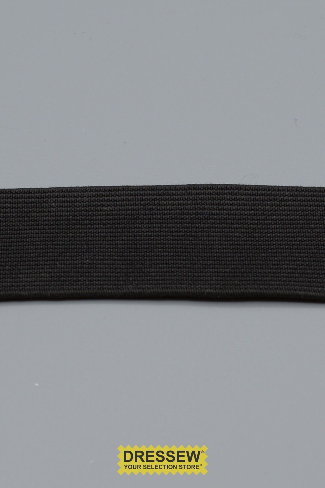 Woven Elastic 32mm (1-1/4") Black