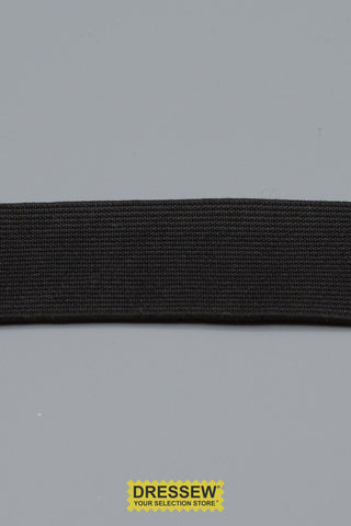 Woven Elastic 32mm (1-1/4") Black