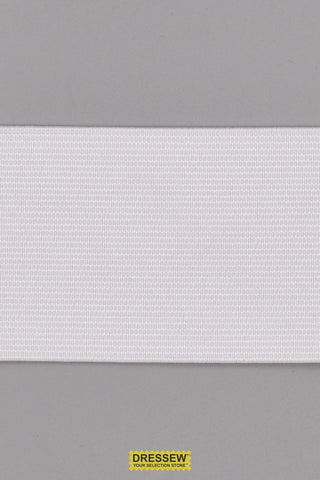 Woven Elastic 50mm (2") White