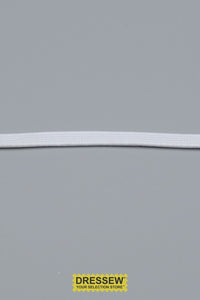 Woven Elastic 6mm (1/4") White