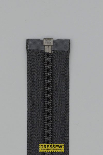YKK #5 Medium Coil Separating Zipper 120cm (48") Black