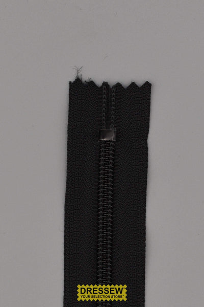 YKK #5 Nylon Coil Closed End Zipper with Reversible Non-Locking Slider 120" Black
