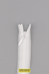 YKK Invisible Closed End Zipper 120cm (48") White