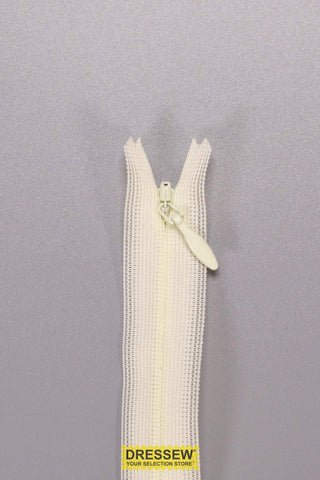 YKK Invisible Closed End Zipper 150cm (60") Ivory