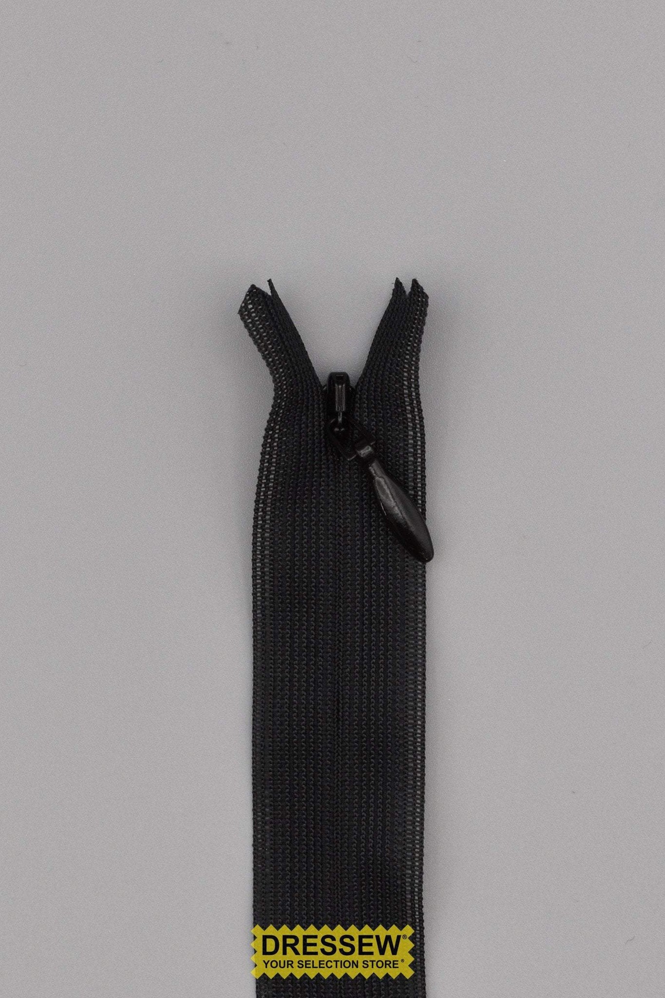 YKK Invisible Closed End Zipper 70cm (28") Black