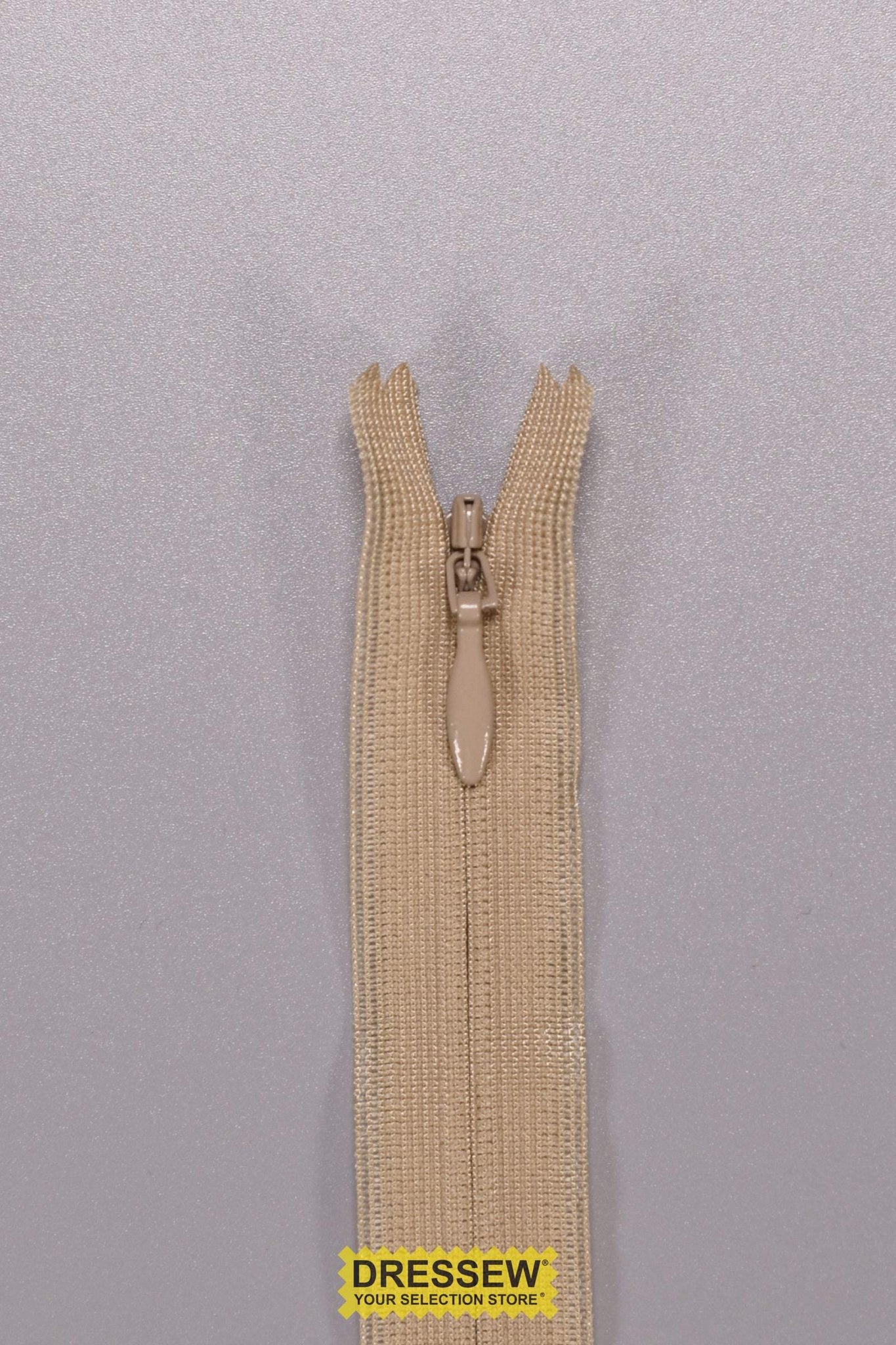 YKK Invisible Closed End Zipper 75cm (30") Beige