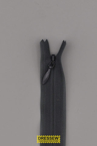 YKK Invisible Closed End Zipper 75cm (30") Dark Grey