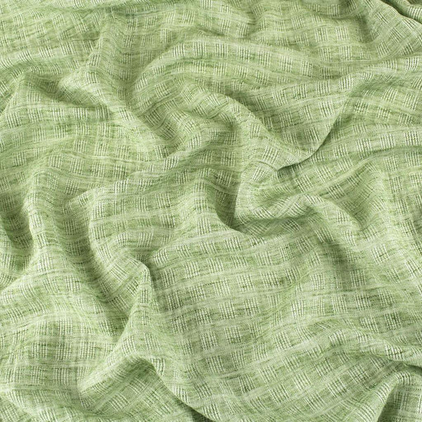 Yarn Dyed Lattice Check Green Mix