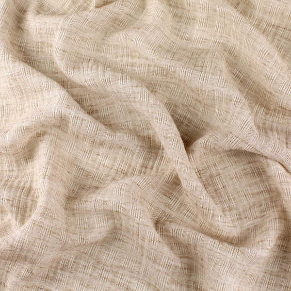 Yarn Dyed Lattice Check Sand Mix
