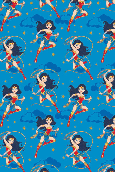 Young DC Wonder Woman Girl Heroes Blue