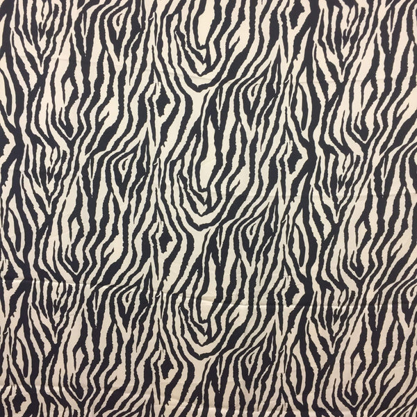 Zebra Bubble Satin Light Beige / Black