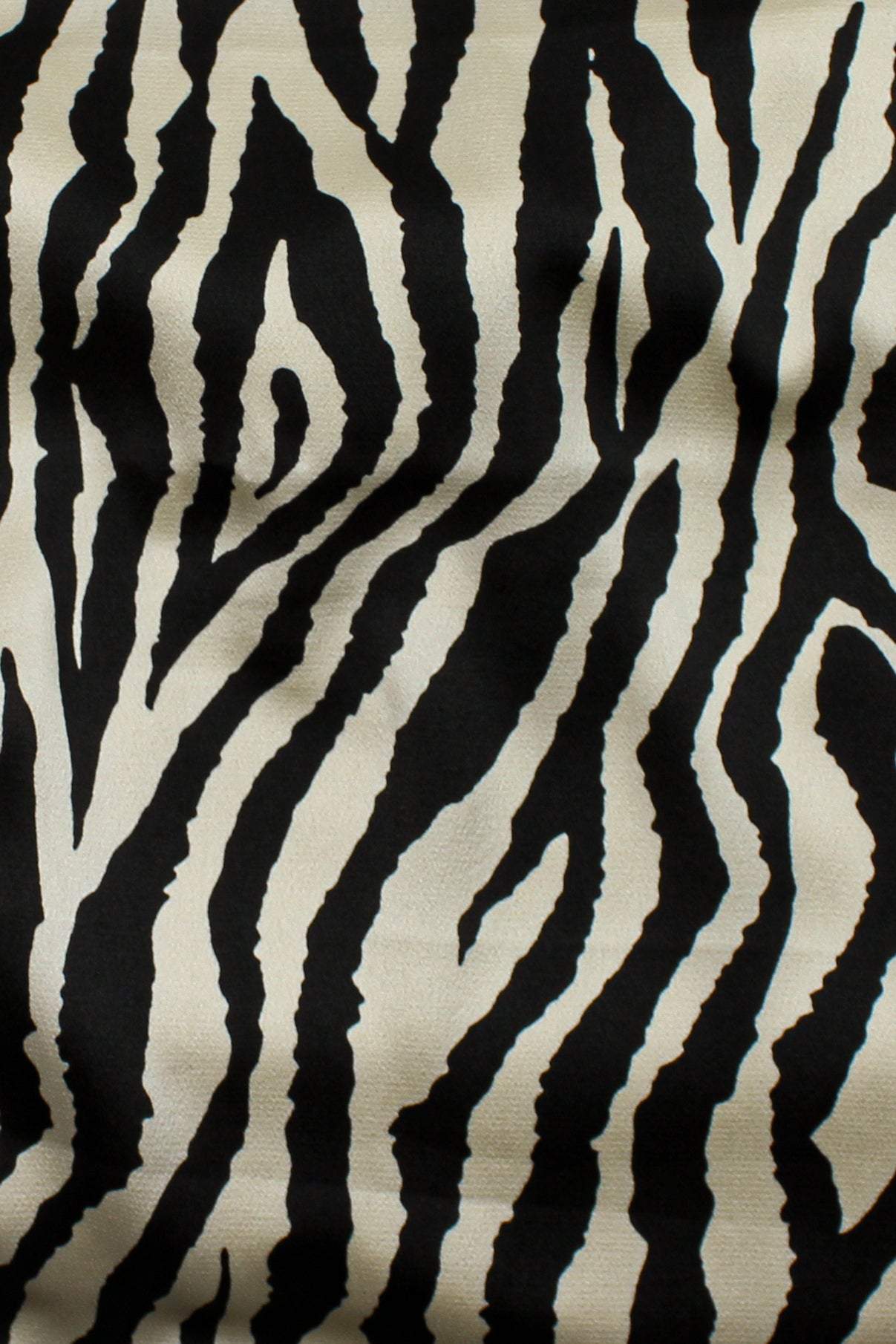 Zebra Bubble Satin Light Beige / Black