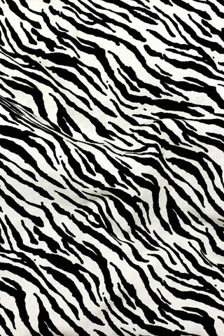 Zebra Miro Crepe Sand / Black