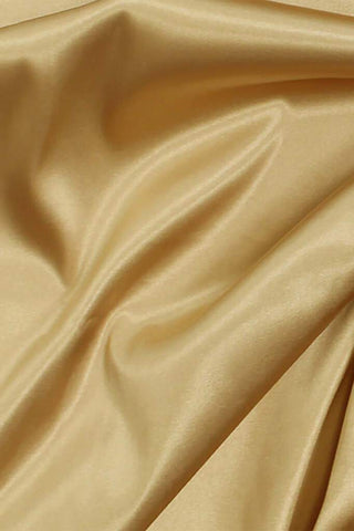 * n/a * Stretch Charmeuse Gold